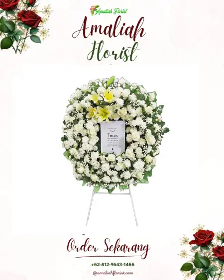 Krans Bunga Duka Gumulung Tonggoh